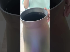 Tabla redonda de vidrio Art chimenea giratoria