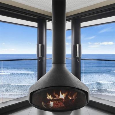 Chimenea colgada al techo decorativa colgante de la estufa ardiente de madera de Europa